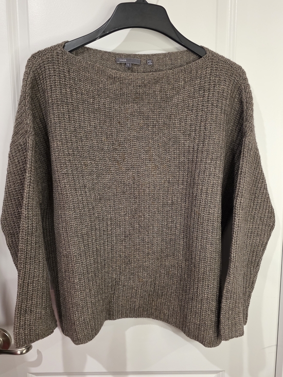 Vince Sweaters - Vince Ribbed Boat-Neck Sweater 50% yak/50% wool